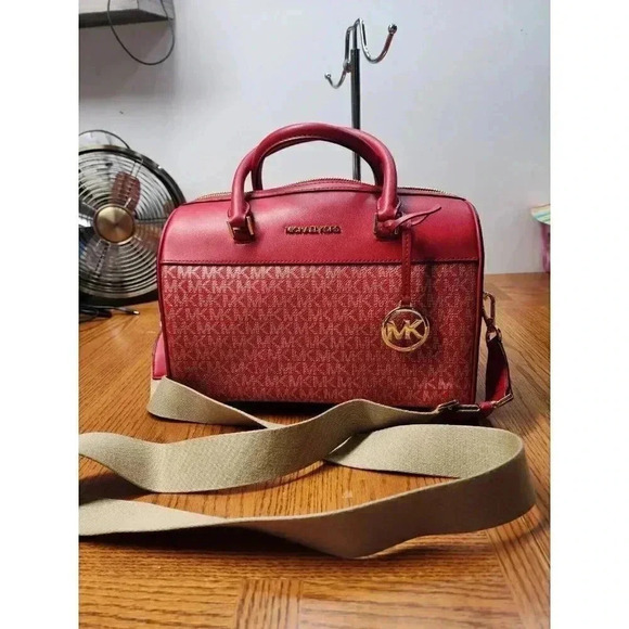 Michael Kors Handbags - MICHAEL KORS WOMEN PURSE CROSSBODY SHOULDER BAG MEDIUM DUFFEL SATCHEL HANDBAG MK